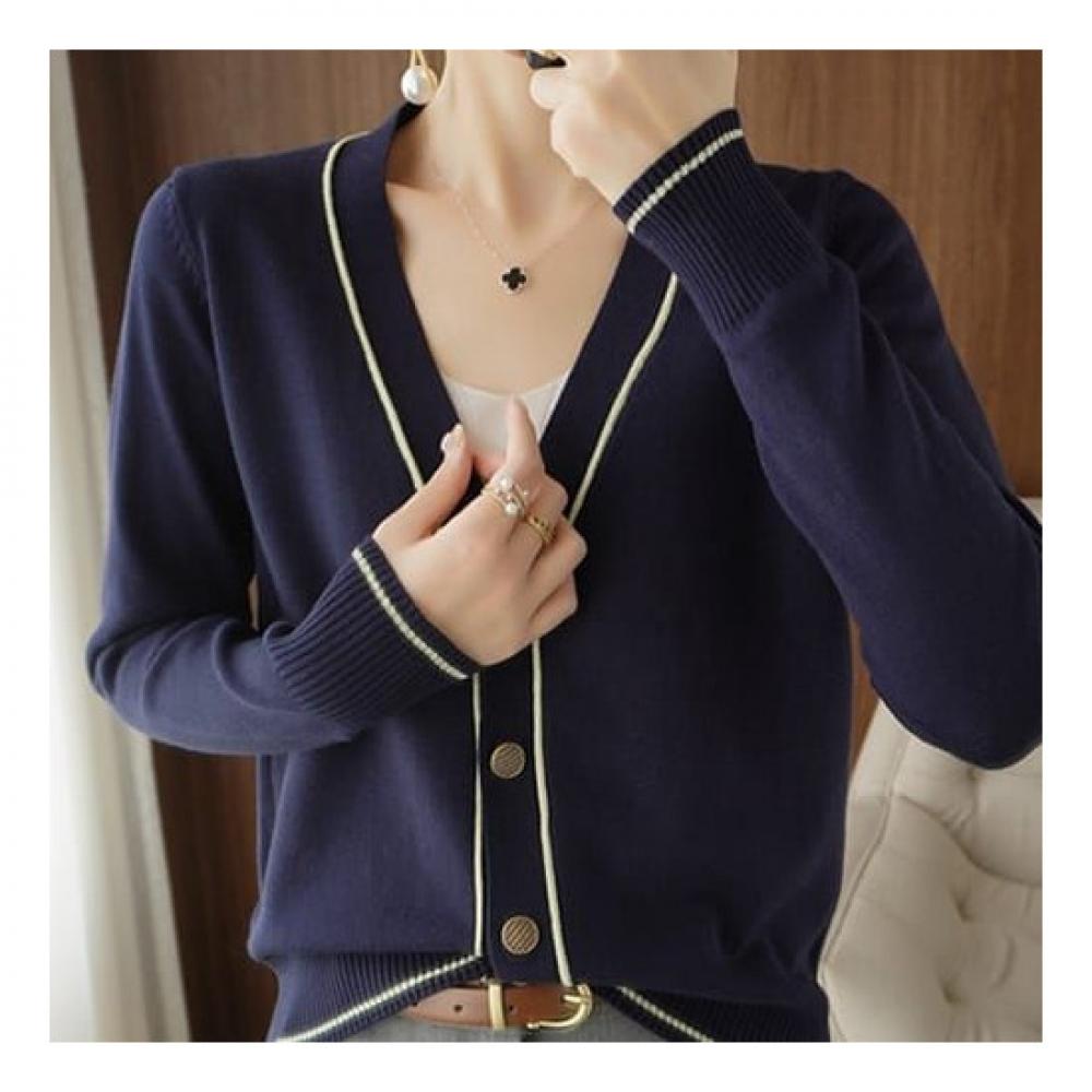 NaVaVa V Neck Long sleeVe Knit Cardigan Nk2288