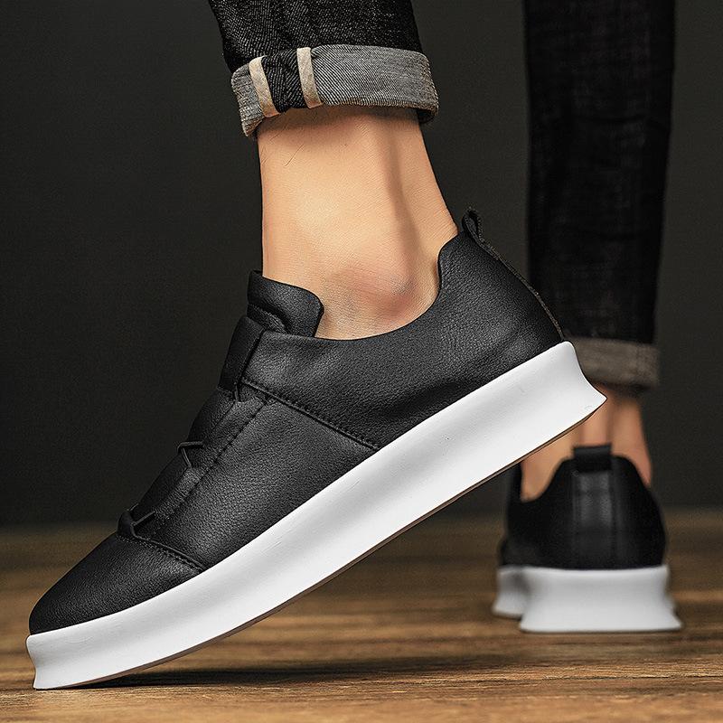 Autumn and winter new casual low-top student board shoes fashion work shoes four seasons sports white shoes men