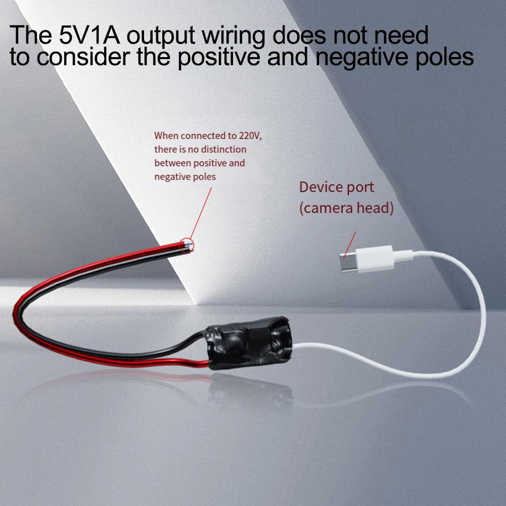 220V To 5V Transformer Wireless Camera Adapter Compact Size Convenient Use