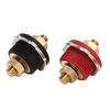 2PCS 3 8in Thru Panel Battery Terminal 250A Black Red Universal Battery Connector for RV Boat