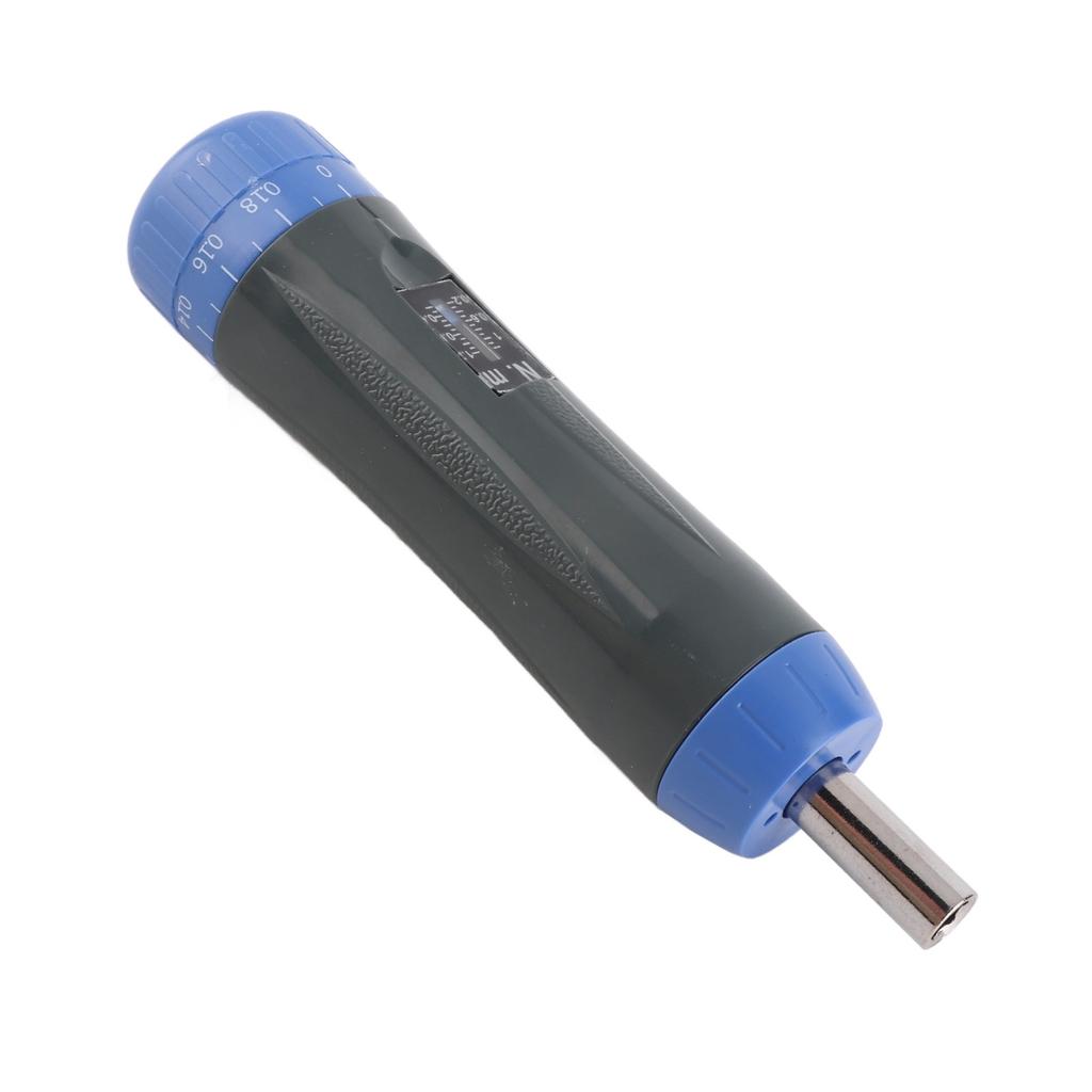 Preset Torsion Screwdriver Set 0.2~1.2N.m Adjustable 6.35mm 14 Hex Joint with 10Pcs Bits