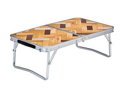 Natural Puzzle Mini Table Outdoor Foldable Low 10kg Weight Solo Camping - Camping, BBQ, Picnic, Table, Portable, Capacity,