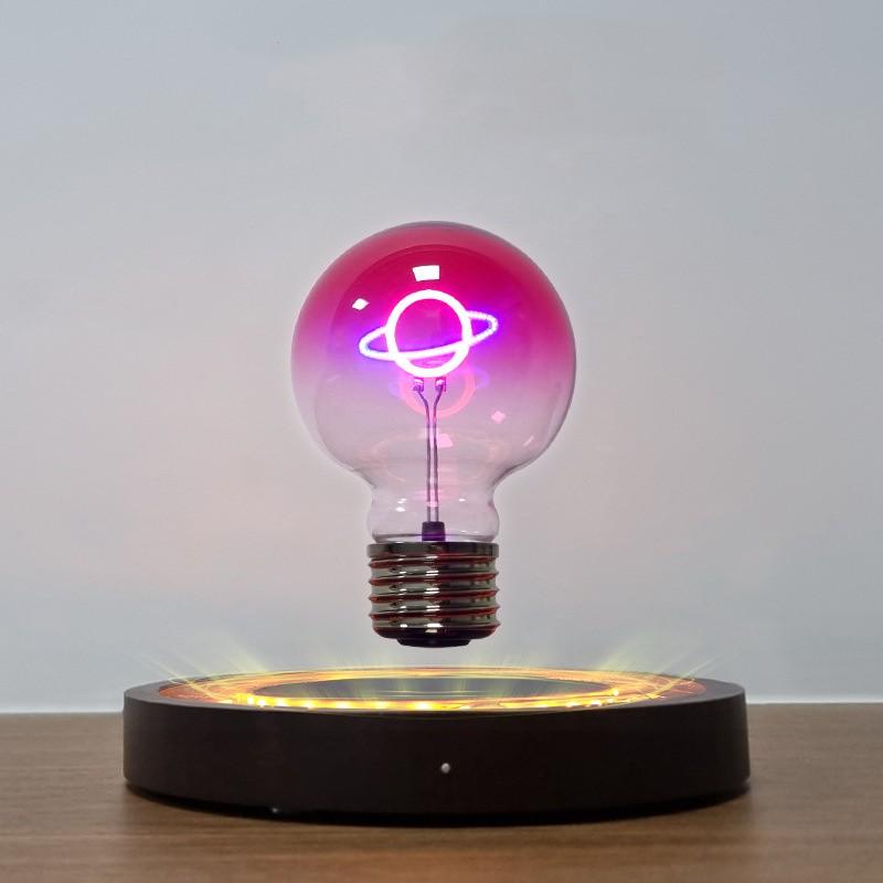 Magnetic Levitation Creative Wireless Bulb Lamp Floating Light Bulb Gravity Lamps Magnetic Levitating Home Office Decor