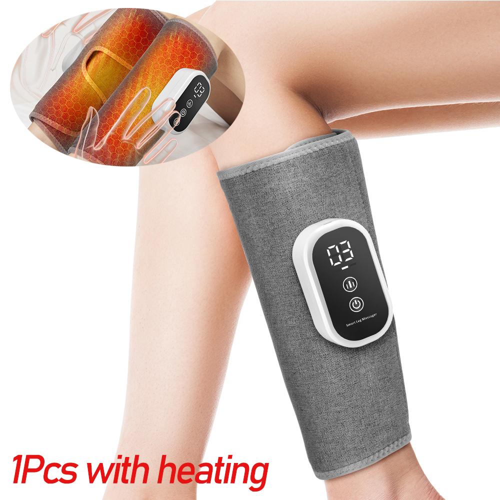 Electric Heated 360° Leg Massager Warm Wireless Air Pressure Massager Airbag Compresstion Relax Foot Calf Muscle Relieve Fatigue