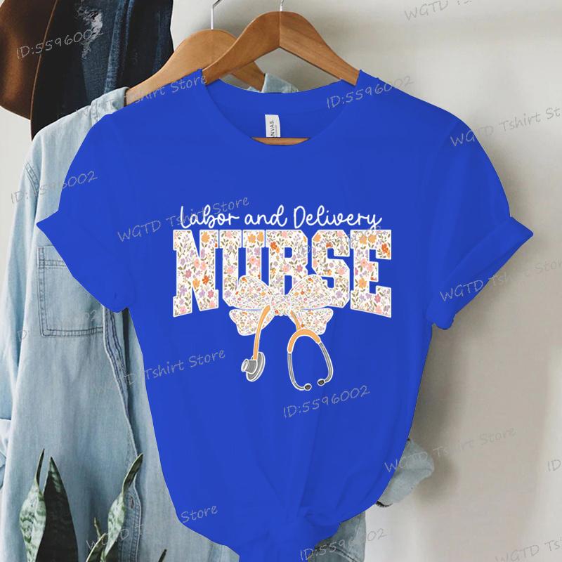 Nurse Labor and Delivery Coquette Shirts Nurse Appreciation Gift Short Sleeve Tee Nursing Life T-shirt Gift for Nurse Tee Shirt