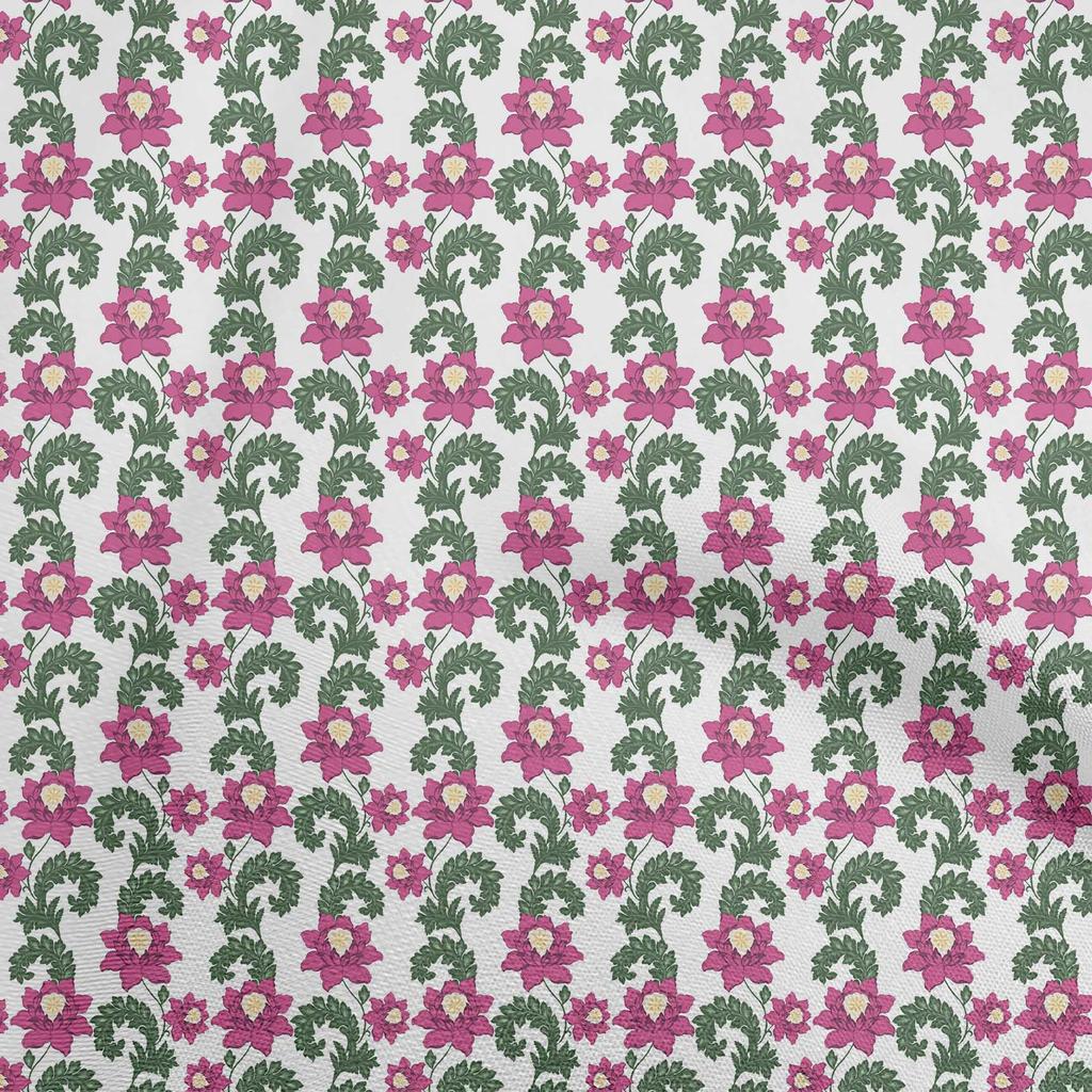 oneOone Bavlna Flex Modrá Fabric Květiny Šití Řemeslné Projekty Fabric Prints By Yard 40 Inch