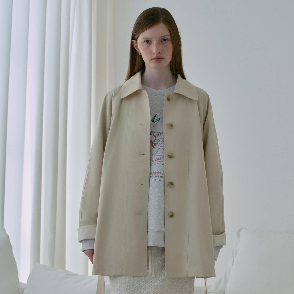 Belted Huf Trench Coat for Women