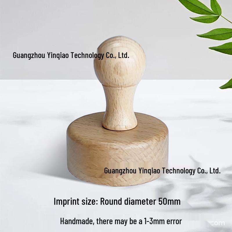 Custom DIY Wooden Rubber Stamp for Engraving and Journal Design