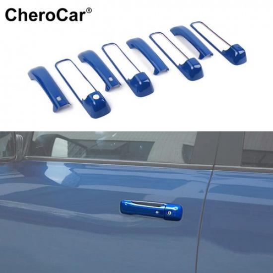 Outer Door Handle Decor Cover Trim Kit For 2009-2018 Dodge Ram /Commander 06-10