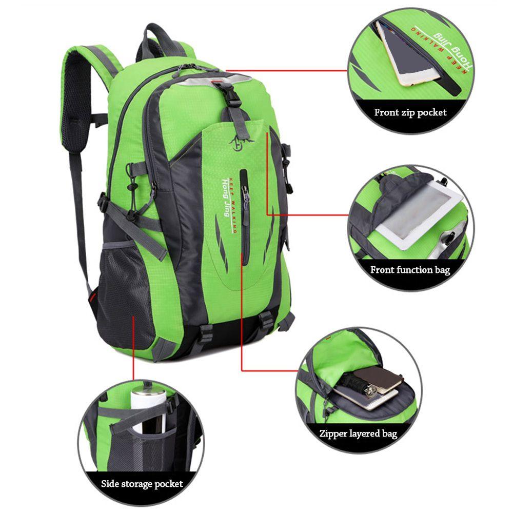 Durable Waterproof Sport Hiking Camping Backpack 40L Large Capacity Travel Bag Rucksack