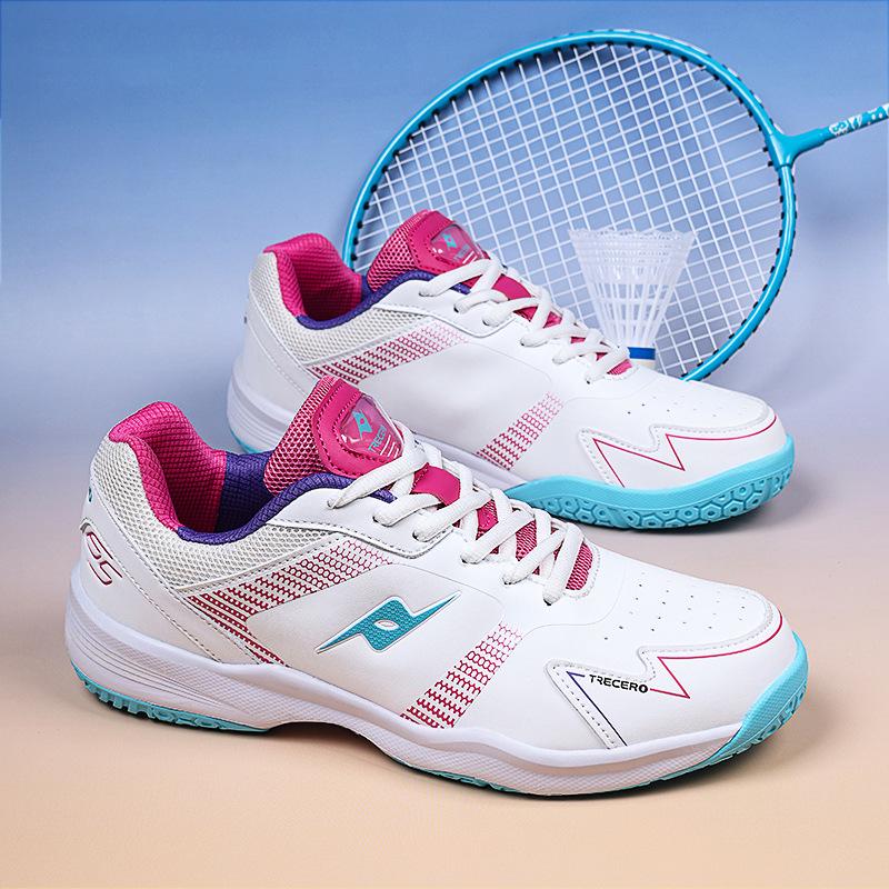 

Xisailong Unisex Wide Fit Mesh Badminton Shoes - Anti-slip, Wear-resistant, Breathable, Large Size, All-season Training Sneakers 40
