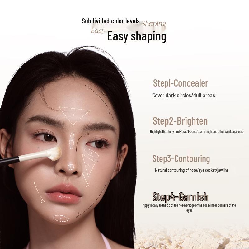Palette 4-in-1 per Scolpire il Viso Mooekiss
