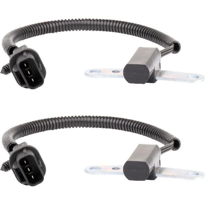 SCITOO 2PCS Crankshaft Position Sensor fit for Jeep for Cherokee 1997-2001 PC308 5S1806 EH0248 56027866 56027866AB 56027866AC 56027866AD 56027866AE