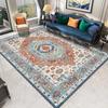 Waterproof TPR Sole Rug: Bohemian Sofa, Coffee Table, Bedside, Living Room Floor Mat - Wipeable, No-Wash Needed