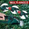 2 IN 1 20000RPM 24V Cordless Rechargeable Household Shrub Weeding Pruning Lawn Mower Handheld Electric Hedge Trimmer Garden Tool