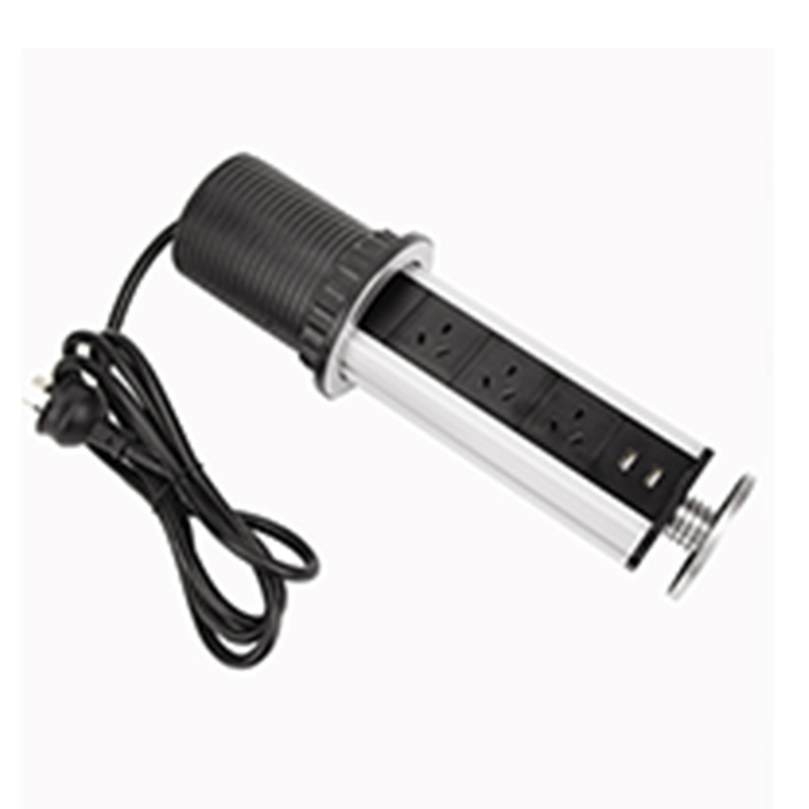 

2 USB+3 Plug Розетка Pull Charger Home Кухня Стільниця