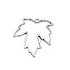 Geometric Openwork Resin Charms MOON HEART Pendants Multi Color Alloy Jewelry Component