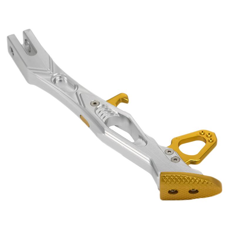 LMoDri CNC Aluminium Alloy Motorcycles Kickstand Kick Side Stand Motorcycle Scooter Street