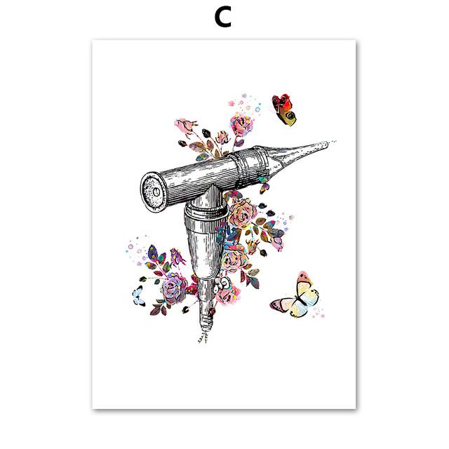 Anatomisches Innenohr, Leinwandmalerei, Audiologie, Cochlea, nordische Poster und Drucke, Wandkunst, Bilder für medizinische Klinik, Dekor, kein Rahmen