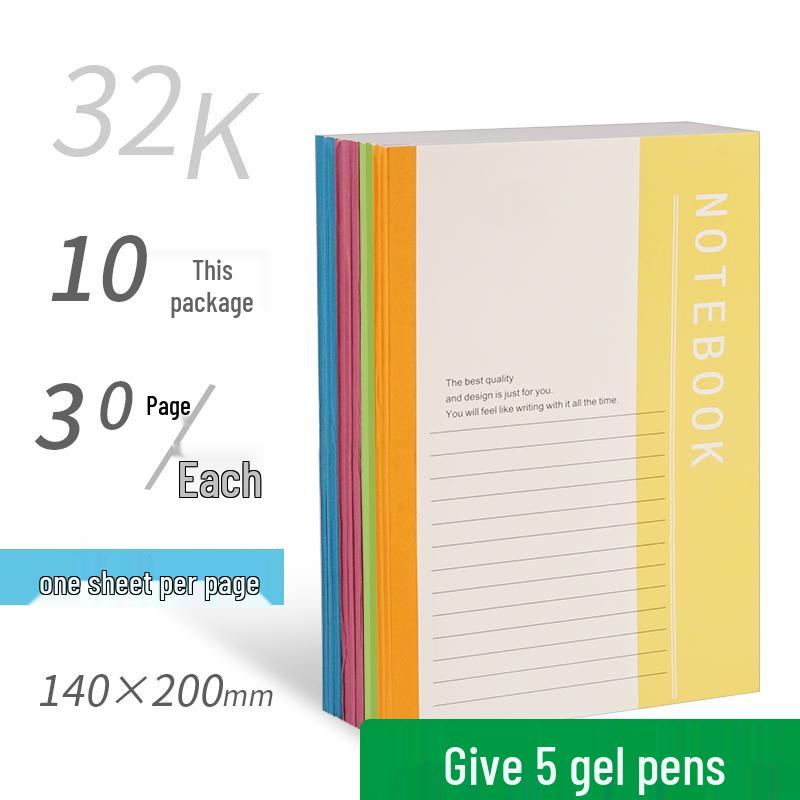 30-Pack Minimalist B5 Softcover Notebooks for College Students, Ideal for Classroom Notes and Diaries, Super Thick 16K Paper