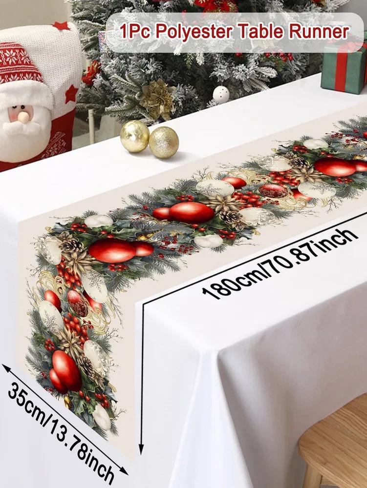 Table track 35x180 cm polyester anti-slip coating multi-colored