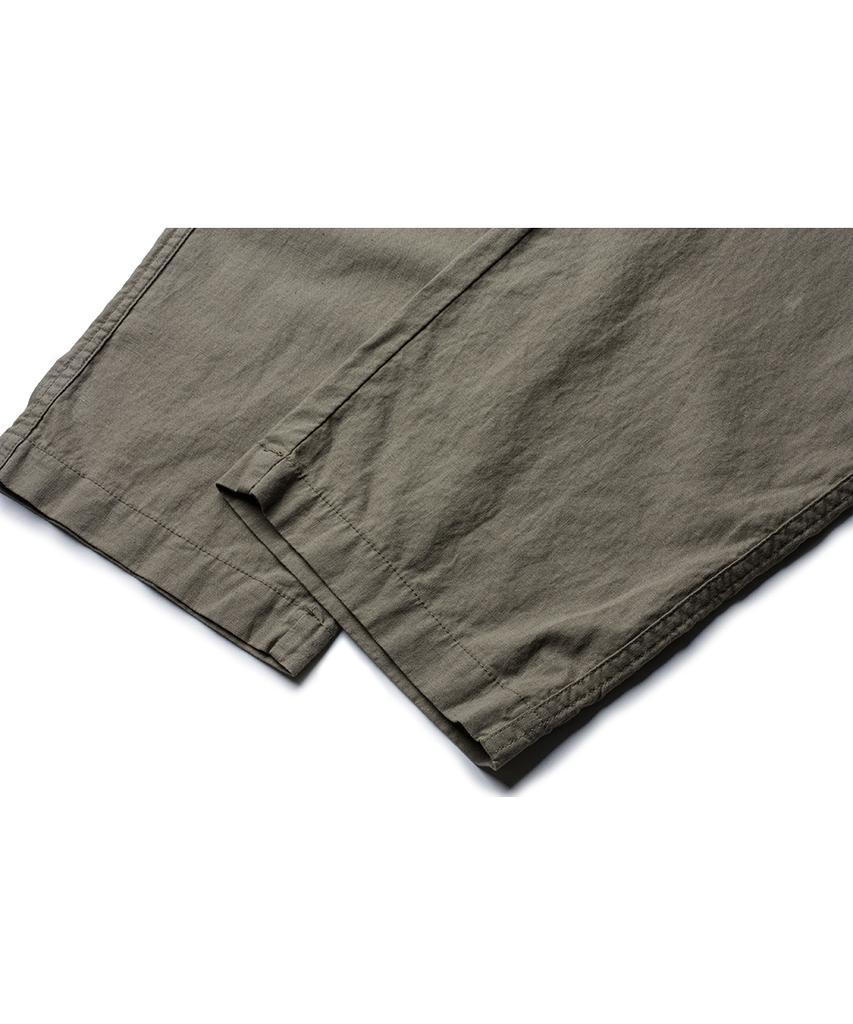 Deoleseukyu Linen Cotton Domingo Pants [Vintage Khaki]