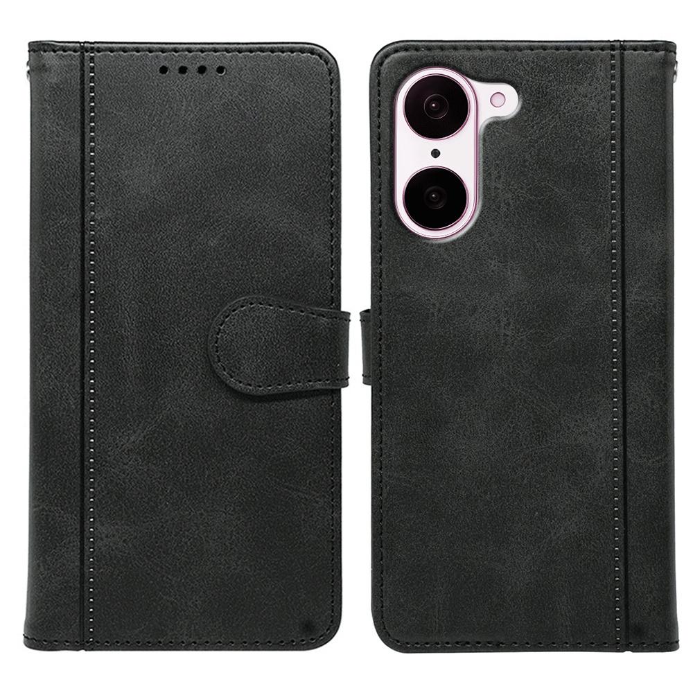 For OnePlus Nord CE5 5G/Ace 5 Racing 5G Case Calf Texture Leather Stand Book Style Phone Cover