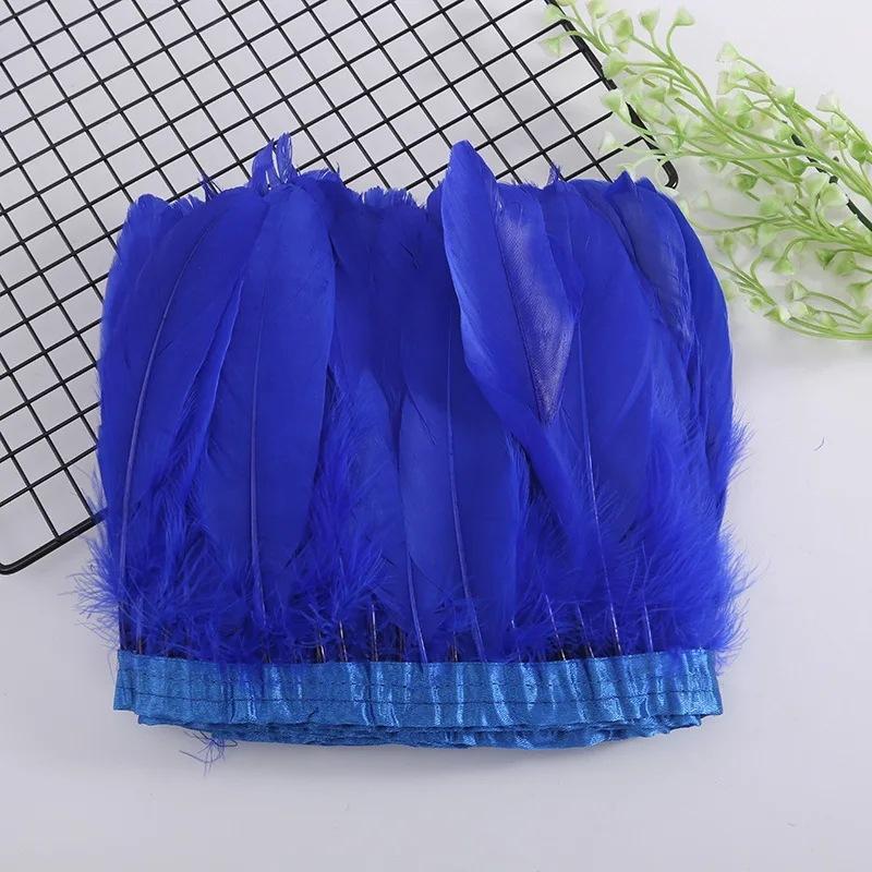 Goose Feather Trimming Wedding Party Decoration Tassel Clothes Tassel Feather Diy Color Feather Ribbon Worker