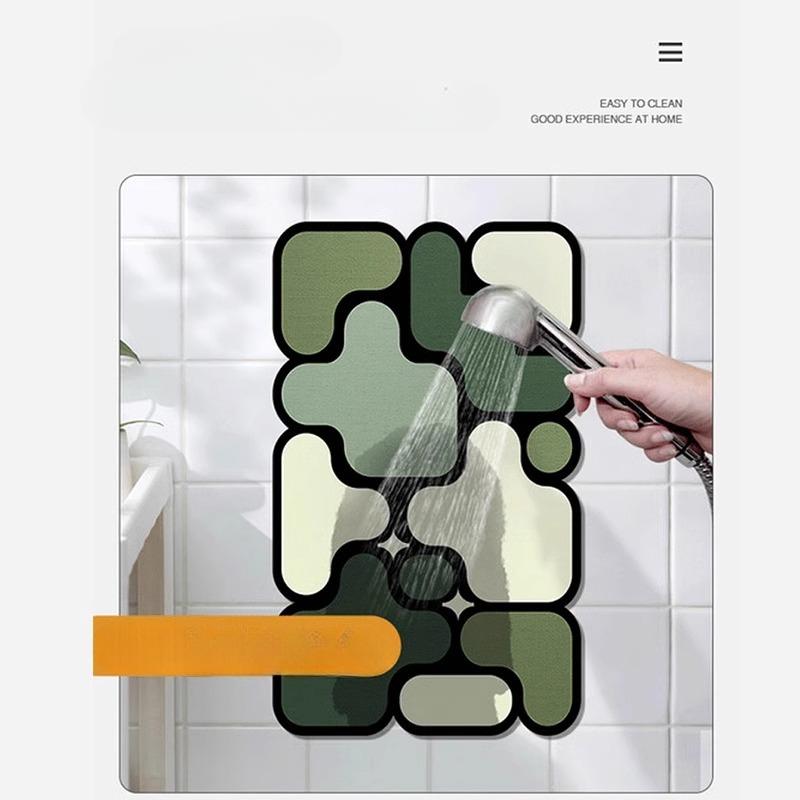 Bathroom Mat, Toilet, Diatomaceous Earth, Absorbent Mat, Toilet Door Mat, Household Entrance Carpet, Anti Fall, Anti Slip Mat