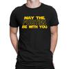 Mens 40th Birthday  T-Shirt May The Forties Be With You 40 Forty Gift
