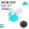 1/3/5Pcs 9.5mm Optical UV-IR CUT Cut Blocking Filter Camera Mobius Astronomical Lens UV/IR Blocking Filter for Astronomical Lens