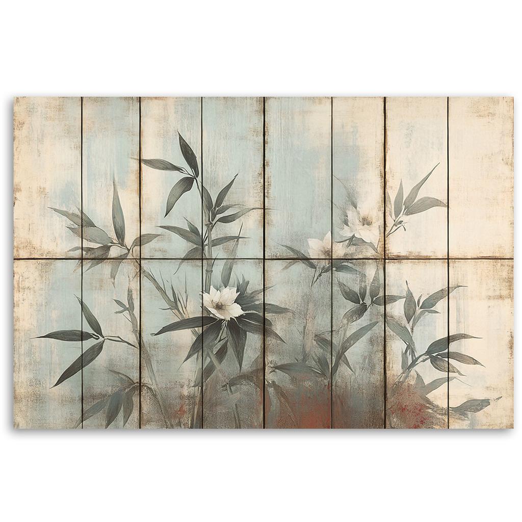 Canvas Print, Plants And Flowers Pastel Background
