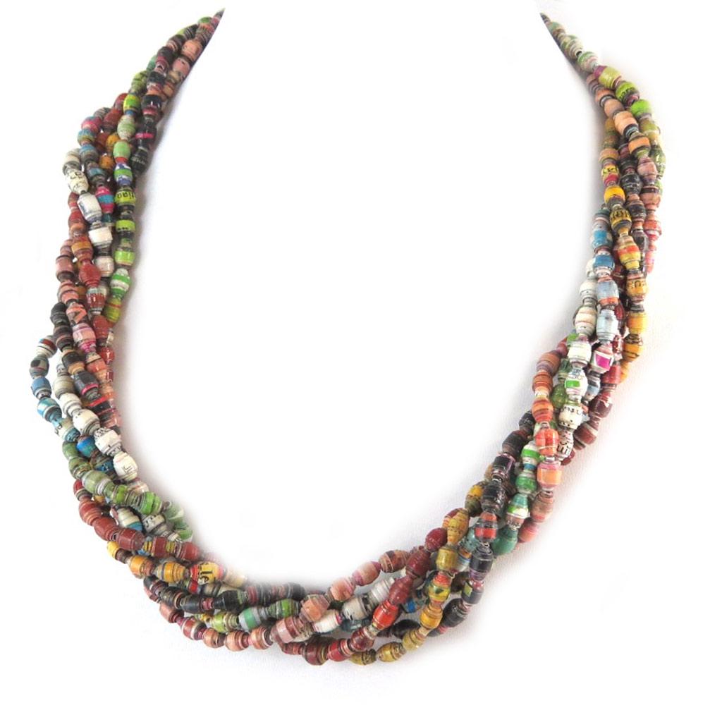 Les Trésors De Lily [N9502] - Multicolored 'New Life' Artisanal Necklace (handmade)