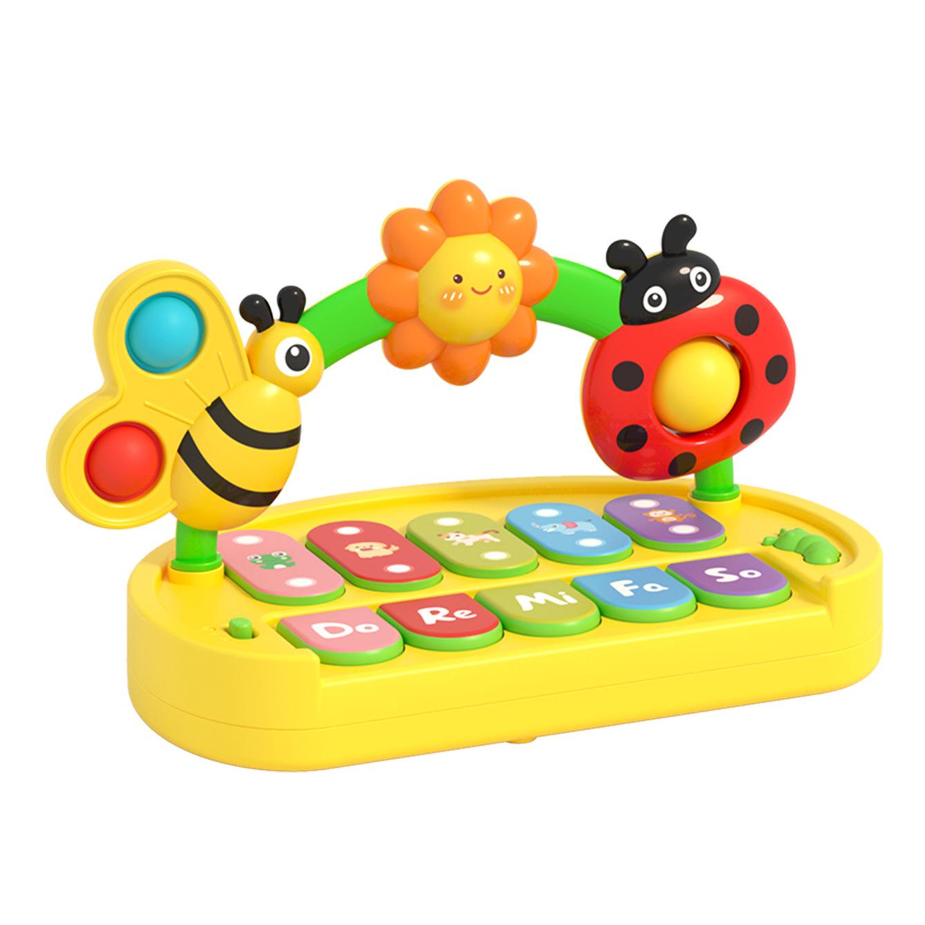 

Kids Educational Cognitive Plaything Baby Animation Music Player With Adjustable Volume Multiple Modes Easy Storage Toddler Present Girls