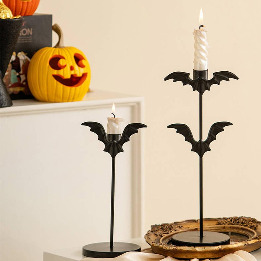 Halloweenský svícen, Železný svícen, Jídelní stůl, Vnitřní bytový stolní dekorativní předmět