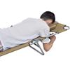 Foldable Sun Lounger with Head Pillow and Adjustable Backrest Taupe