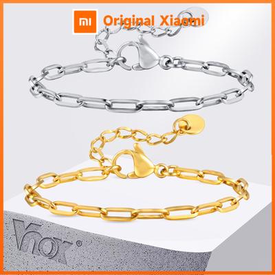 Vnox Simple Daily Life Bracelet for Baby Girl, Gold Color Adjustable Stainless Steel Not Allergic Bracelets, Baby Birthday Gift