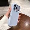 Applicable to iPhone17proMax magnetic mobile phone case two-color liquid silicone Apple 16Pro new protective case