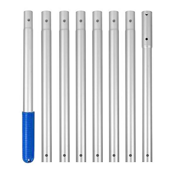 

Сменная сетка для скиммера для бассейна, нержавеющая, устойчивая к коррозии, регулируемая алюминиевая опора для бассейна, аксессуары синий