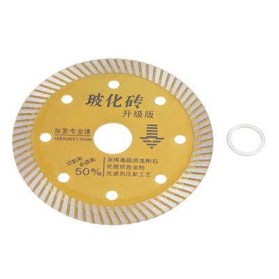 105x20x1.2mm Gold Diamantsägeblatt Trennscheibe für Beton Granit Marmor Fliese Stein