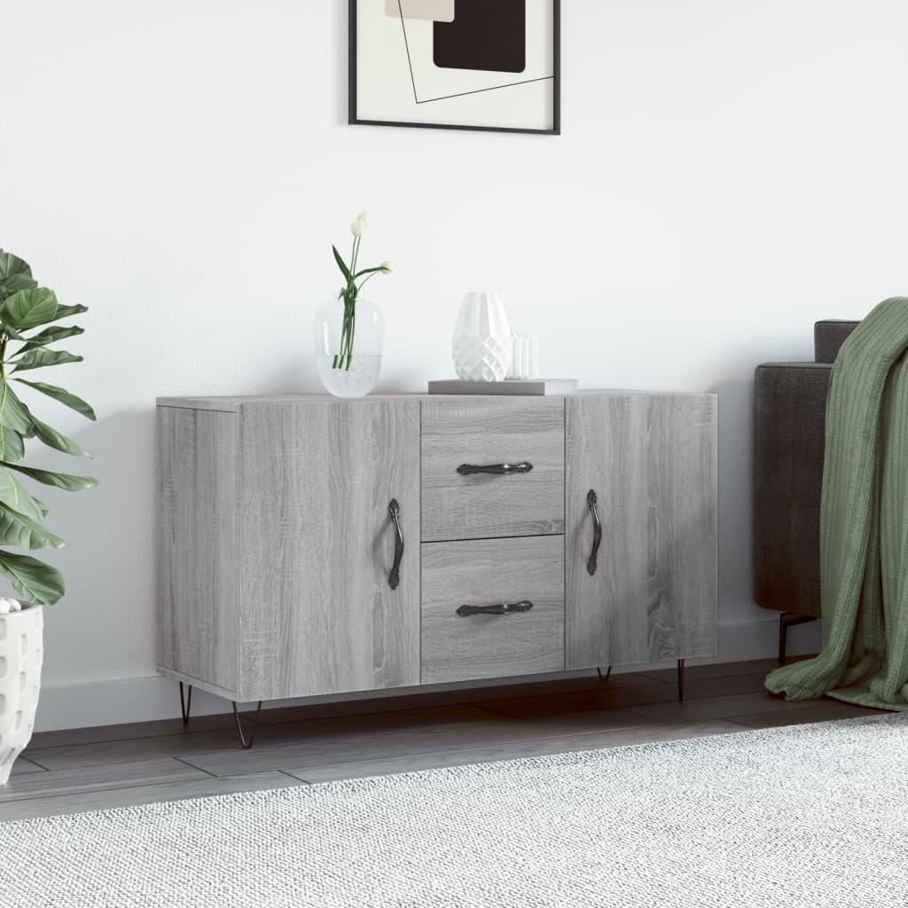 Sideboard Gray Sonoma 100x36x60 cm Particleboard