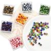 10 Pack Resin Pumpkin Beads Colorful Beads Handmade Craft Beads for Creative Hand Strands and Necklace Accessories