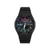 Casio Unisex Liquid Crystal,Analog Dual Display Series 48.5mm Black Watch GA-2100SU-1A(Watch8--)