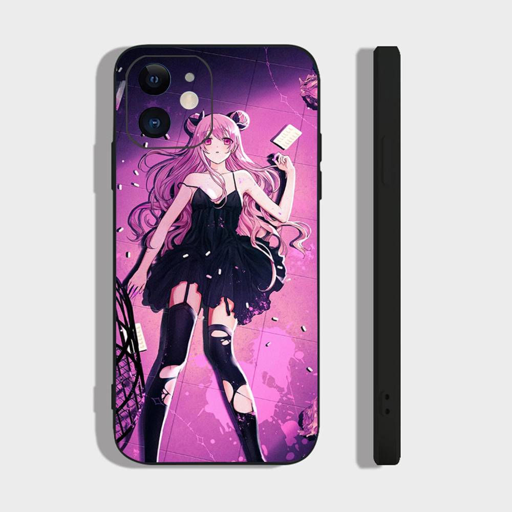 Anime Happy Sugar Life Phone Case For IPhone 17 Air 16 15 14 13 Pro Max 11 12 Black Silicone Cover