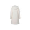 Armani Exchange FW22 Solid Color Quilted Detachable Hood Mid-Length Cotton Coat Women coats 6LYK04-YNVUZ-1130