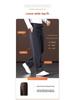 Autumn 2024 Men's Seaweed Pattern Chenille Wide-Leg Pants with Elastic Waist