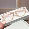 Retro round frame reading glasses middle-aged and elderly high definition comfortable reading glasses ultra-light live broadcast anti-blue reading gla