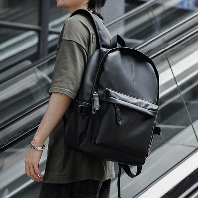 Backpack Men's Backpack Korean Version of The Trend Travel Bag Leisure Middle School Backpack Female Simple Fashion Computer Bag