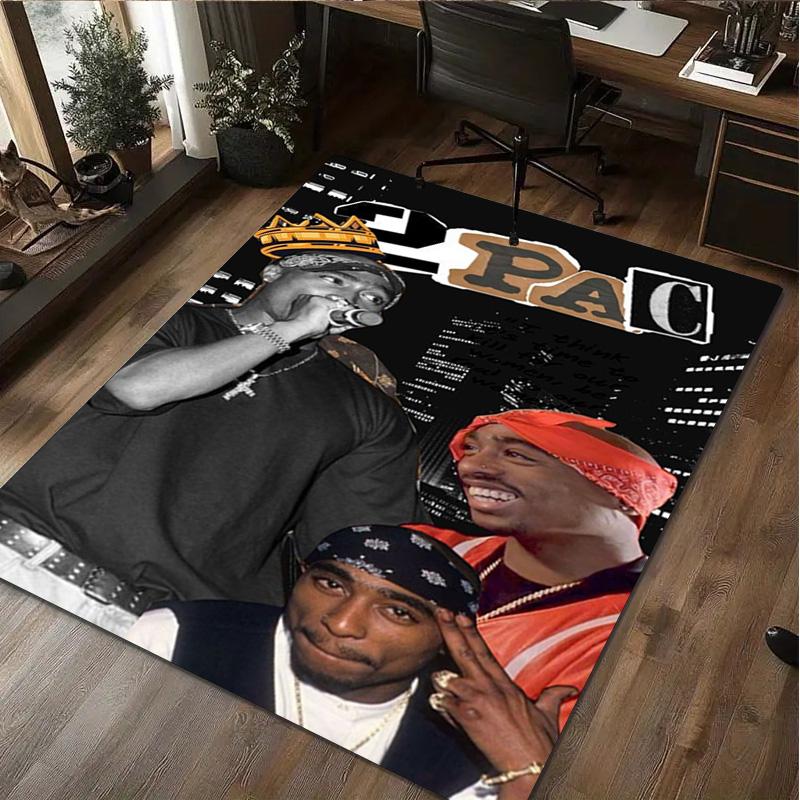 Rug Tupac Carpet Office Decorative Carpet For Living Room Bedroom Door Mat Floor Rug Computer Chair Area Rug