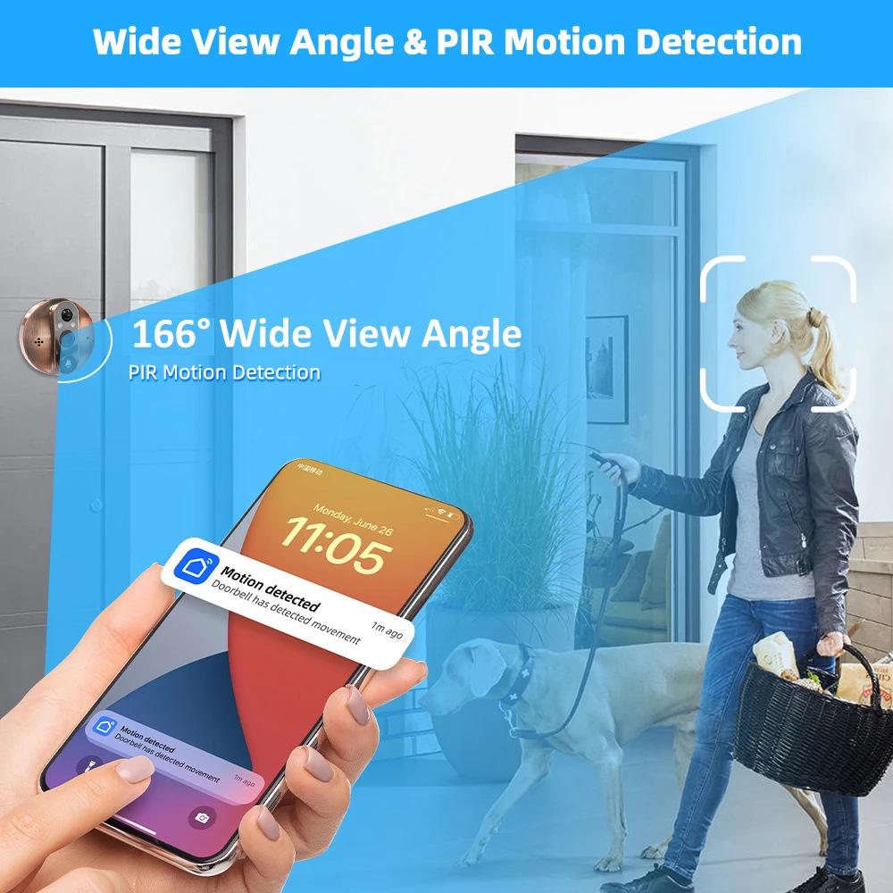 TUYA Graffiti 3MP Smart WiFi Doorbell Camera with Alexa/Google Support